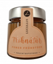 Aufstrich Frühstück mit Orangen, Äpfeln und Nüssen